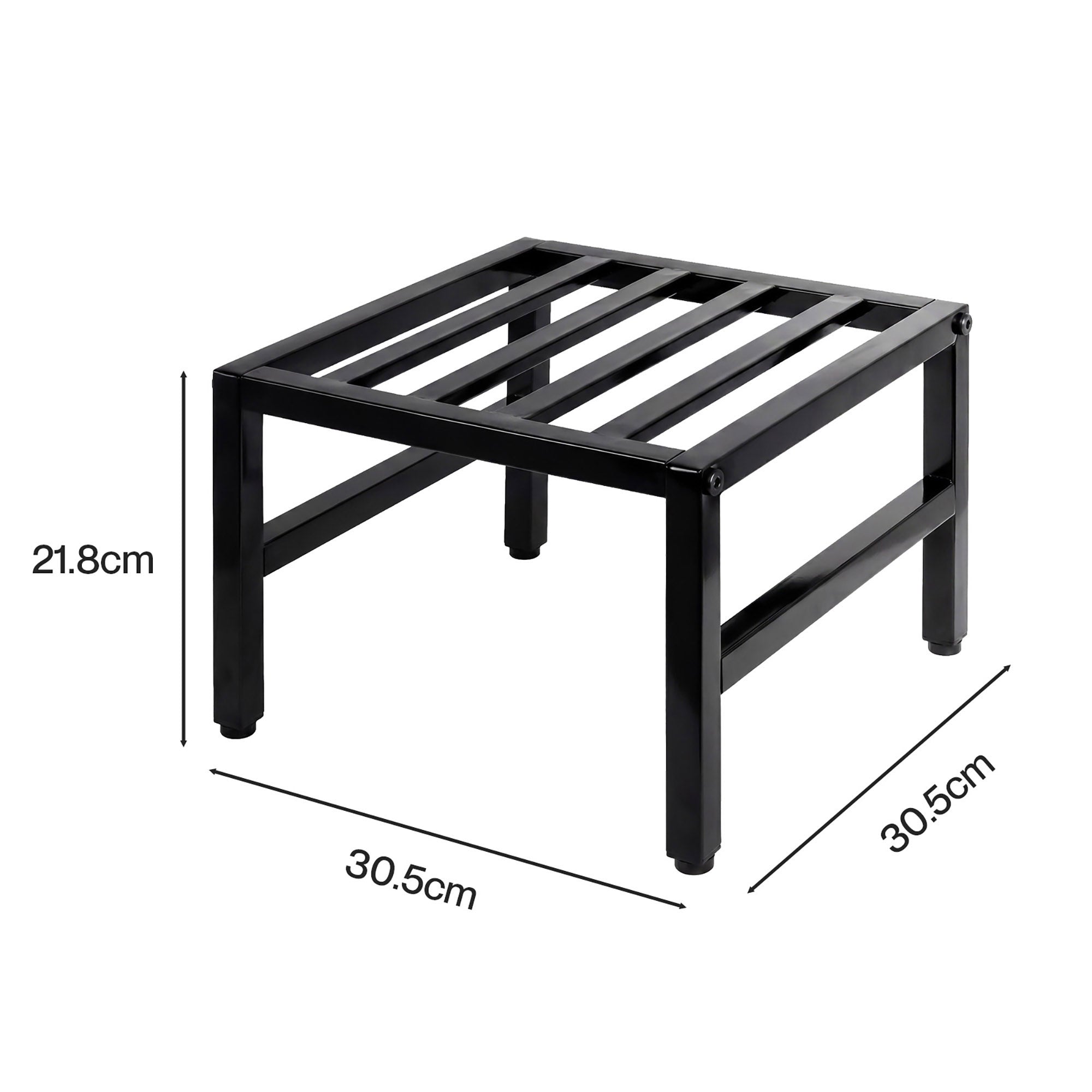 Levede Plant Stand 3 Tier Outdoor Carbon Steel Heavy Duty for Garden Patio Black-2100035034252709890