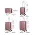 Slimbridge Luggage Suitcase Trolley Rose gold 4pc 14"+20"+24"+28"-2006733068051812354