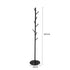 Levede Coat Rack Hat Clothes Stand Hanger Black-1864183318241742850