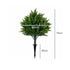 Lambu Artificial Cedar Topiary Balls Set of 2 Ground Spike Patio Garden Green-2109799601123561475