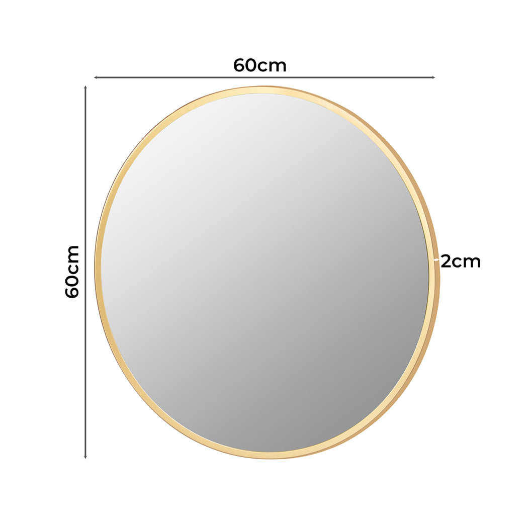 Yezi Wall Mirror Bathroom Makeup Mirrors 70cm-1864183316551438338