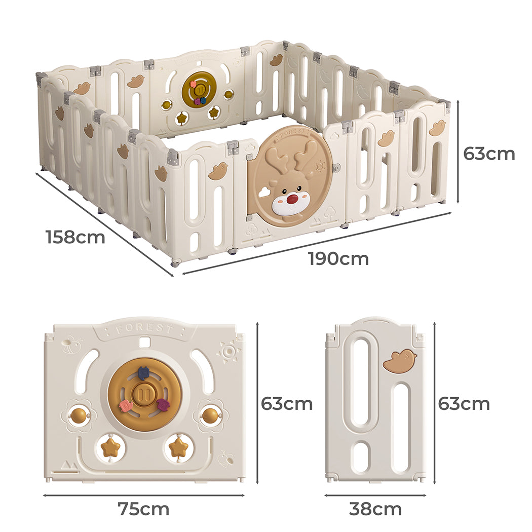 BoPeep Kids Playpen Baby Safety Gate-2006733051018743810