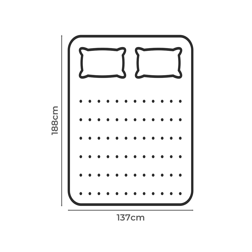 Dreamz Pillowtop Mattress Topper thickness 5cm-1894516721499377666