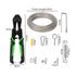 Traderight Wire Rope Kit 30M 3mm Steel Garden for Climbing Plants Cutter Silver-2109799594676916227
