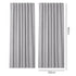 Marlow Blackout Curtains 2 Panels Thermal Linen Look Blockout Drapes Grey-2072893565129854978