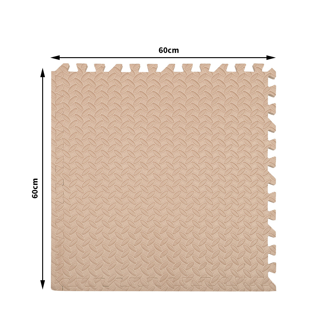 Bopeep EVA Foam Kids Play Mat Floor Beige-1864184320885919746