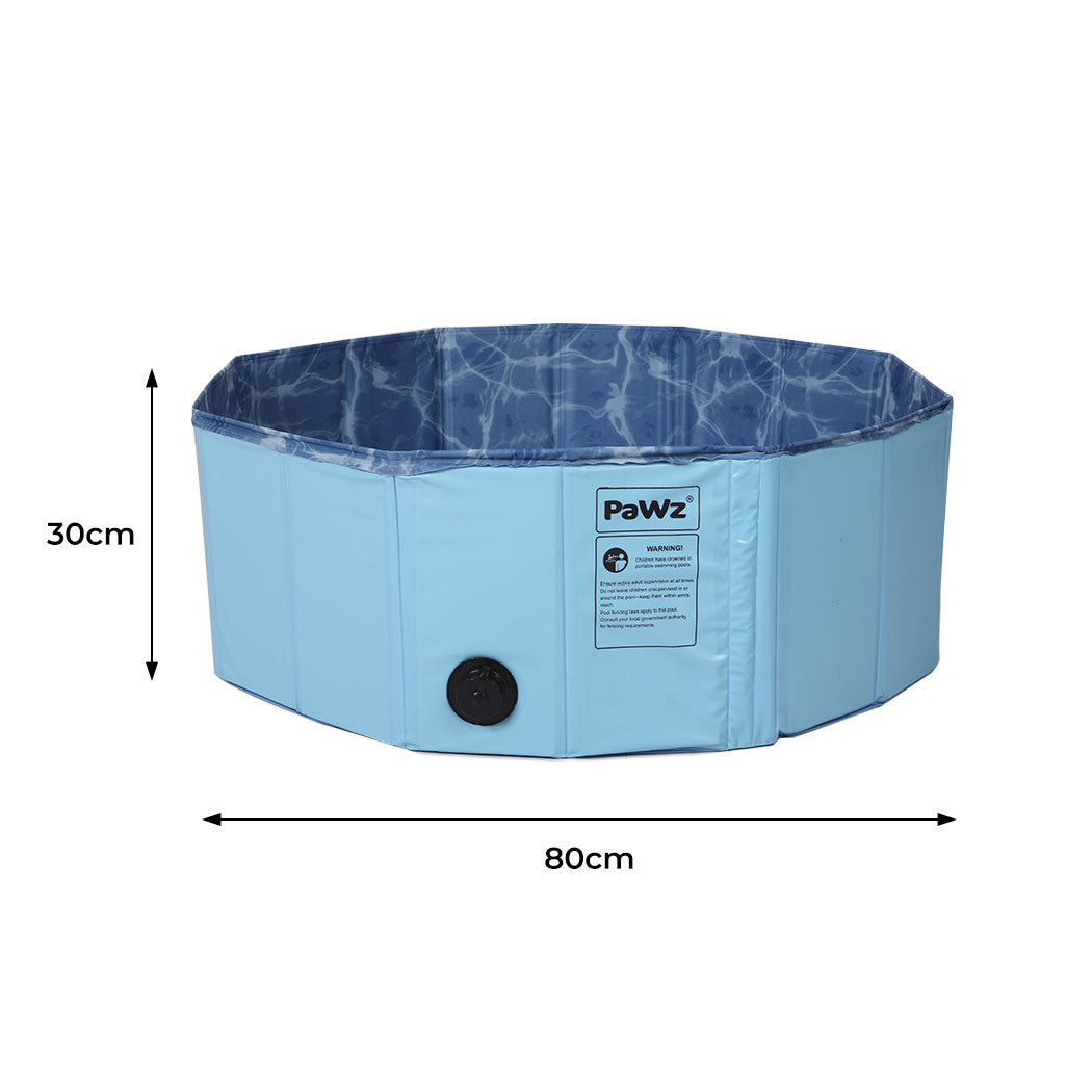 PaWz Folding Swimming Pool Dog Cat Washing M Medium-2006732969707966466