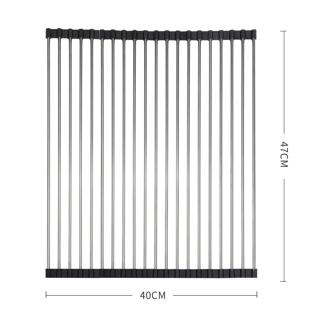 TOQUE Stainless Steel Dish Drying Rack-2006733058392330242