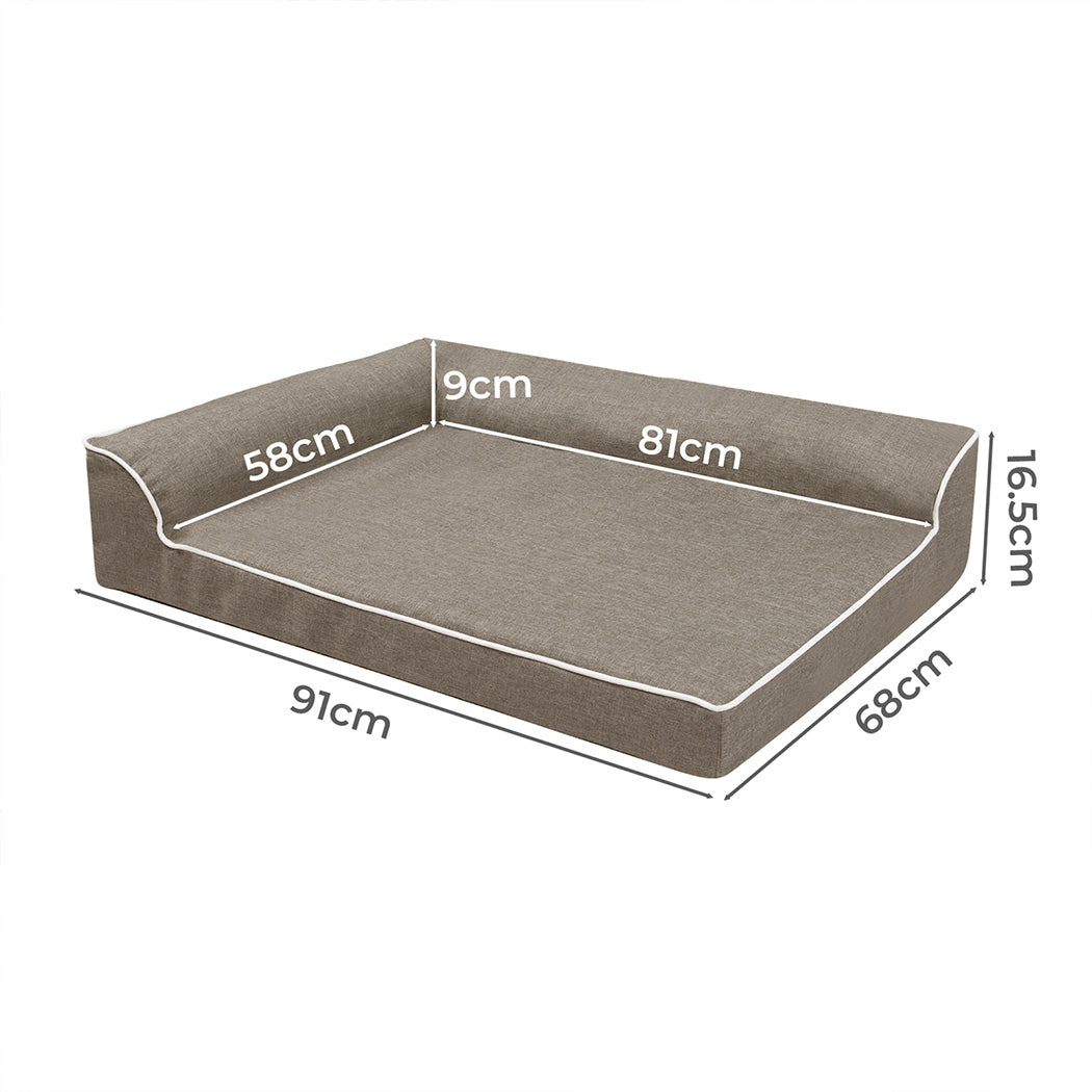 Pawz Orthopedic Dog Bed L Coffee-1894516774767038466