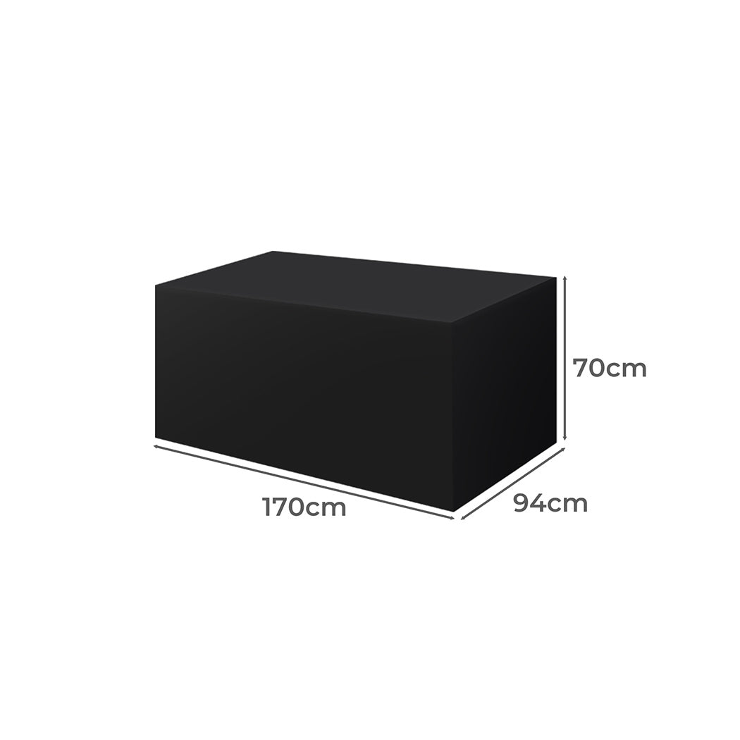 Marlow Outdoor Furniture Cover Garden Black 10cm Extension-2029387275317678082