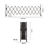 Garden Security Fence Gate Gate Metal Brown-2018816904071876610