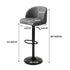 Levede Rolling  Bar Stool-2006732864556765186