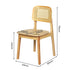 Levede 4x Rattan Dining Chair Wooden Kitchen Chair-2006733383874514946