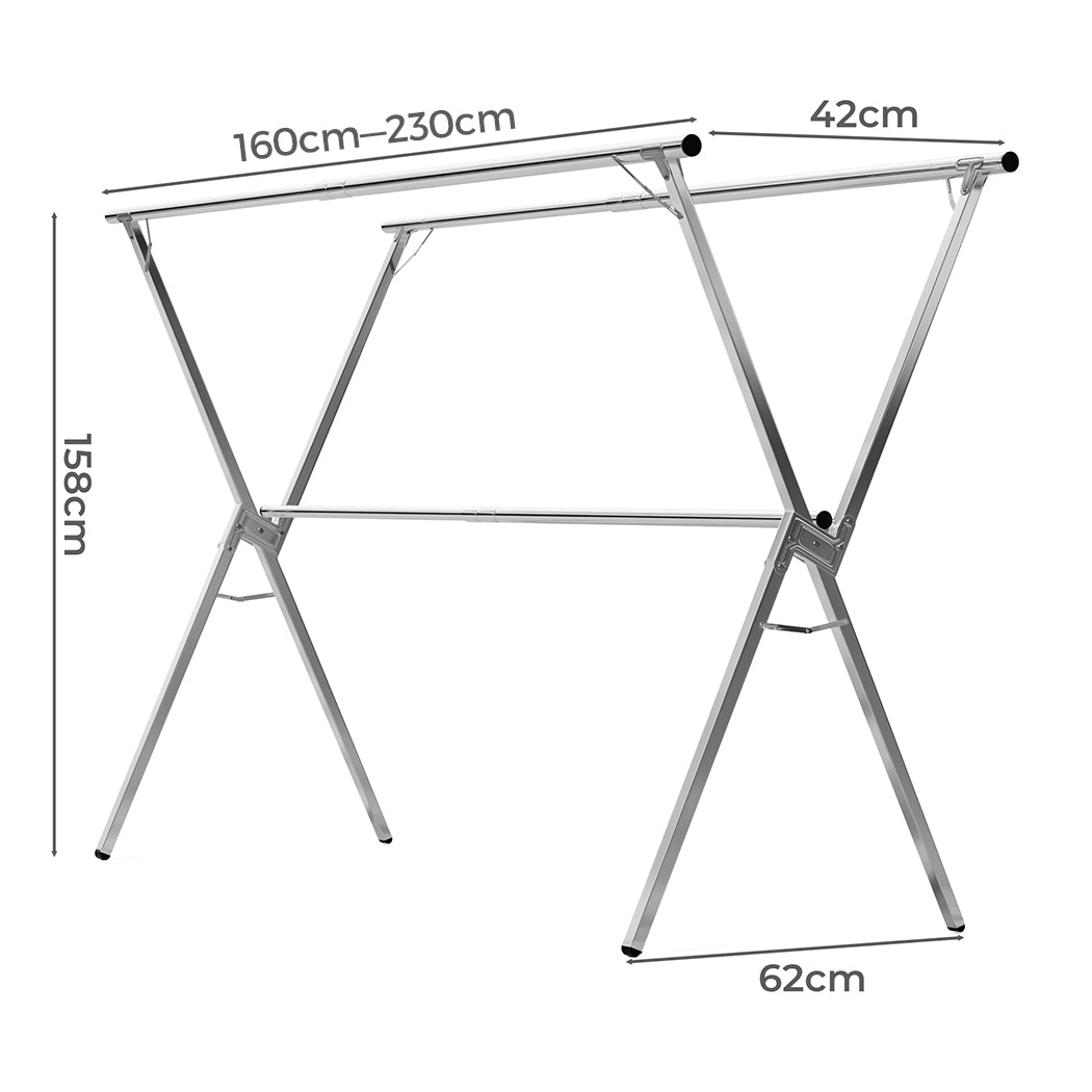 Levede Adjustable Clothes Drying Airer Foldable