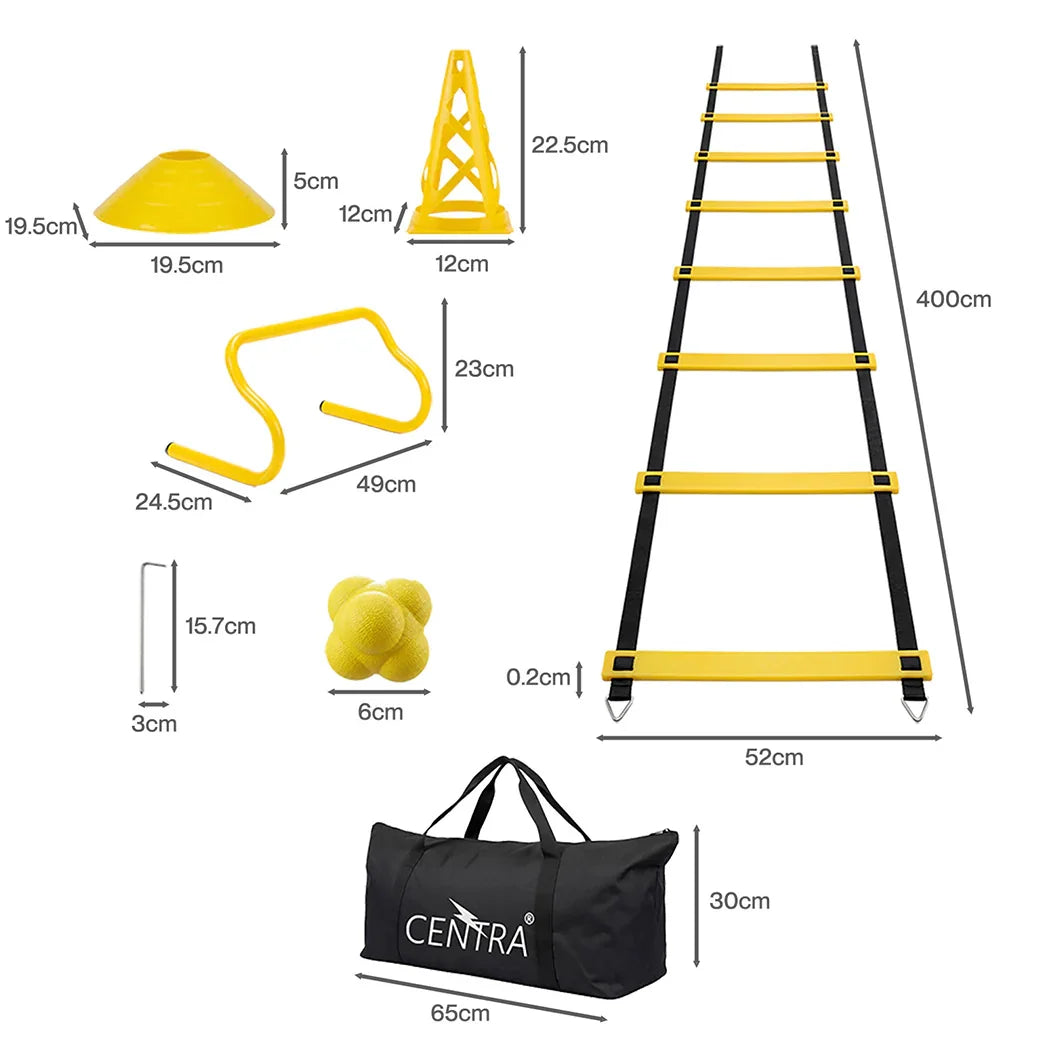 Centra 39Pcs Speed Agility Training Set Soccer Training Equipment Workout-2050059020340957186