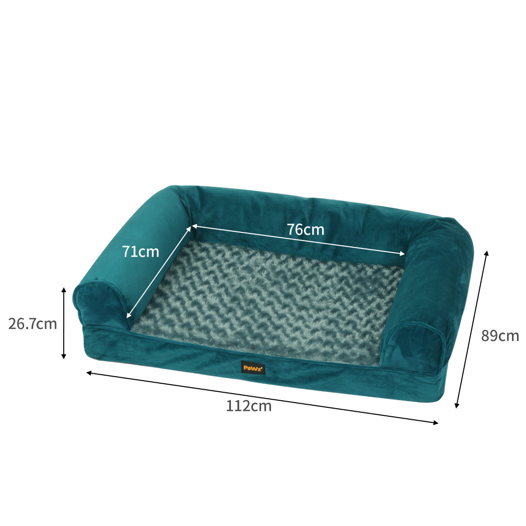 PaWz Pet Bed Sofa Dog Bedding Soft Warm XL Blue X-Large-1864184497302540290