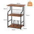 Levede Side Table 3-Tier Storage Shelf Modern Table-2050056752157822978