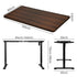 Levede Motorised Standing Desk Height 120cm Walnut 800x 1.5MM-1864183327632789506