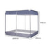 Dreamz Mosquito Bed Nets Foldable Canopy Square Blue-1864184403127832578
