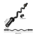 Centra Olympic Barbell Ez Curl Bar W Bar 810lbs Alloy Steel Black-2072893535241244674