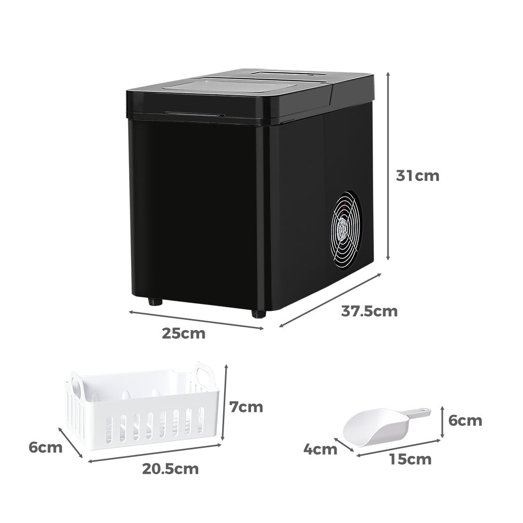 Spector Portable Ice Maker Machine 2.1L Black-1864184296974192642