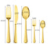 Stainless Steel Cutlery Set Travel Knife Gold-1864184347171622914