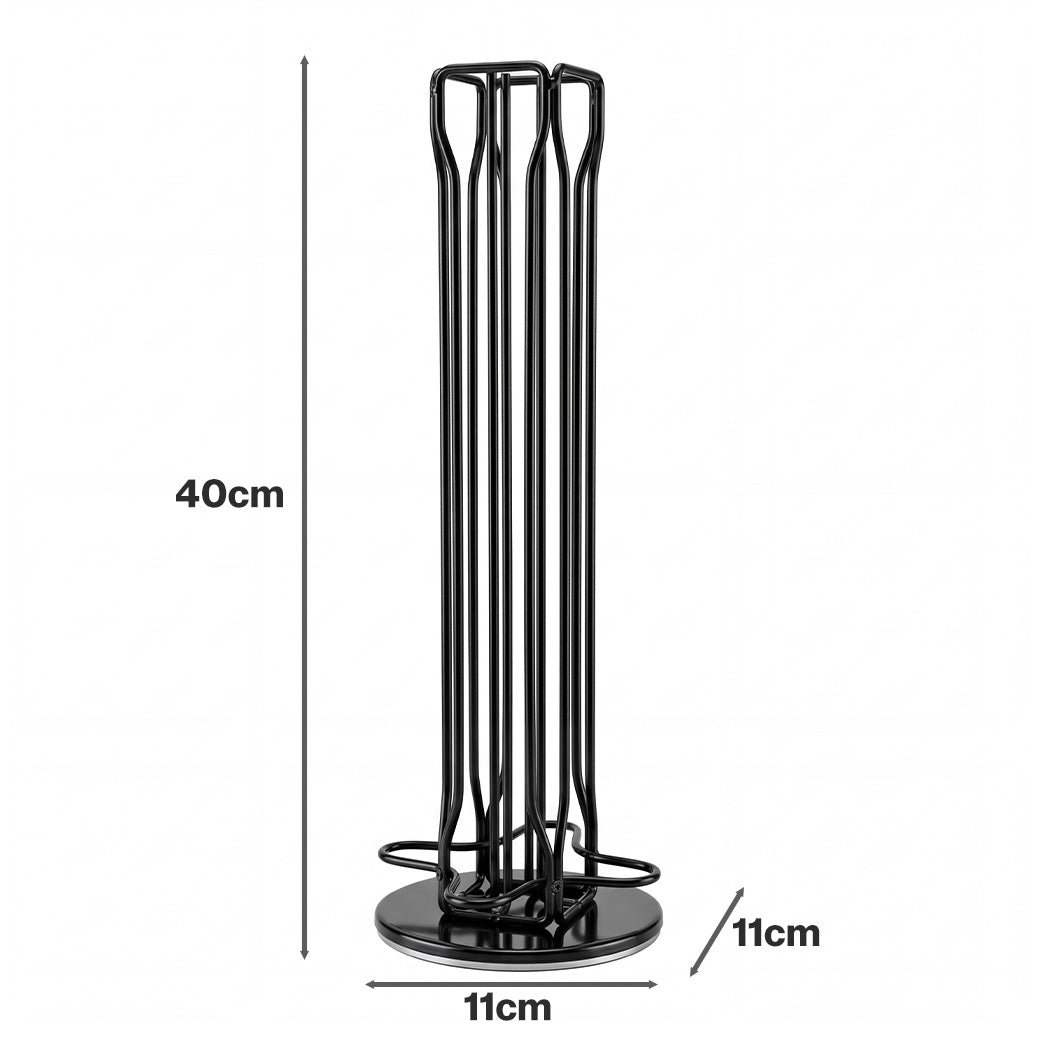 Toque Coffee Pod Holder Stand Rotating Metal Storage Rack Organizer 40 Capsules-2061251870248275970