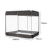 Dreamz Mosquito Bed Nets Foldable Canopy Square Grey-1864184403291410434