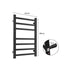 Heated Towel Rail Warmer Rack Wall Mounted Black-2006733186985496578