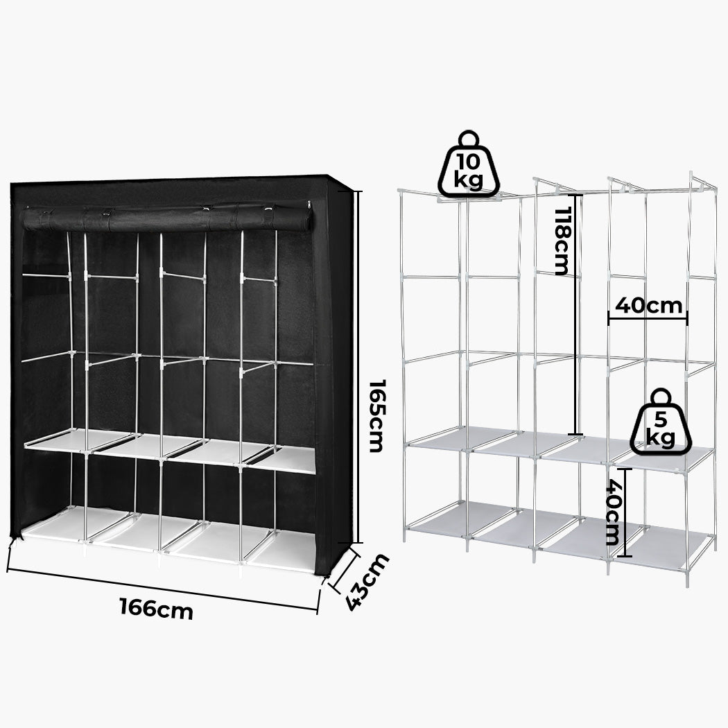 Levede Portable Closet Wardrobe Organizers 166CM-1937319819049308162