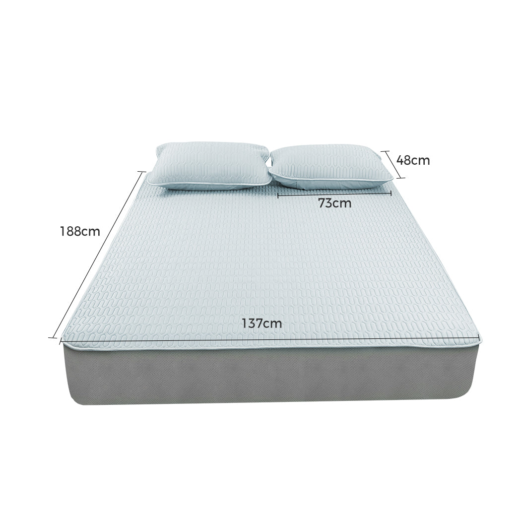 DreamZ Latex Cooling Bed Sheet Set Fitted 3PCS Double-1864183182144966658
