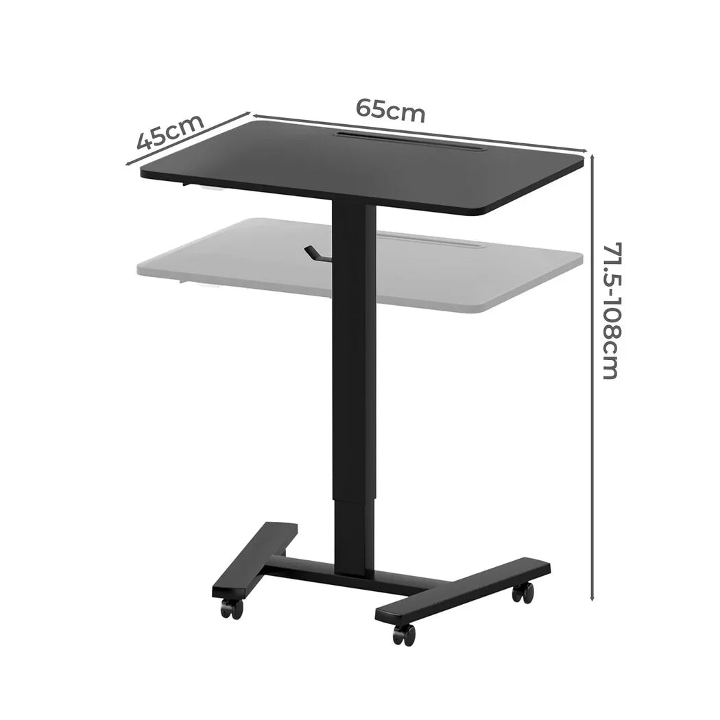 Levede Mobile Standing Desk Adjustable Height Table-2050056913009381378