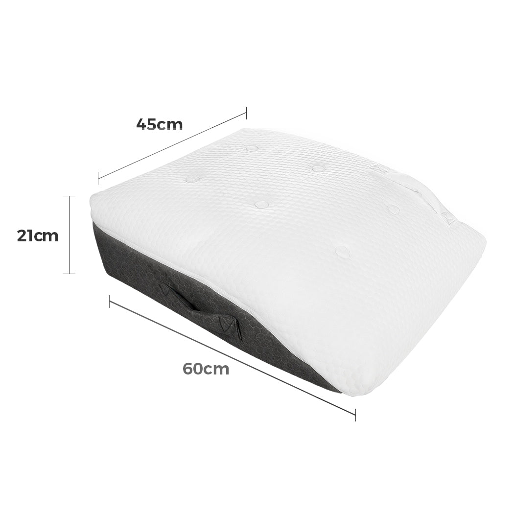 Dreamz Memory Foam Leg Elevation Pillow Bed Wedge Improve Circulation Support-2050056764874952706