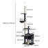 Pawz Cat Tree Scratching Post Scratcher Hammock Condo-1937319822450888706