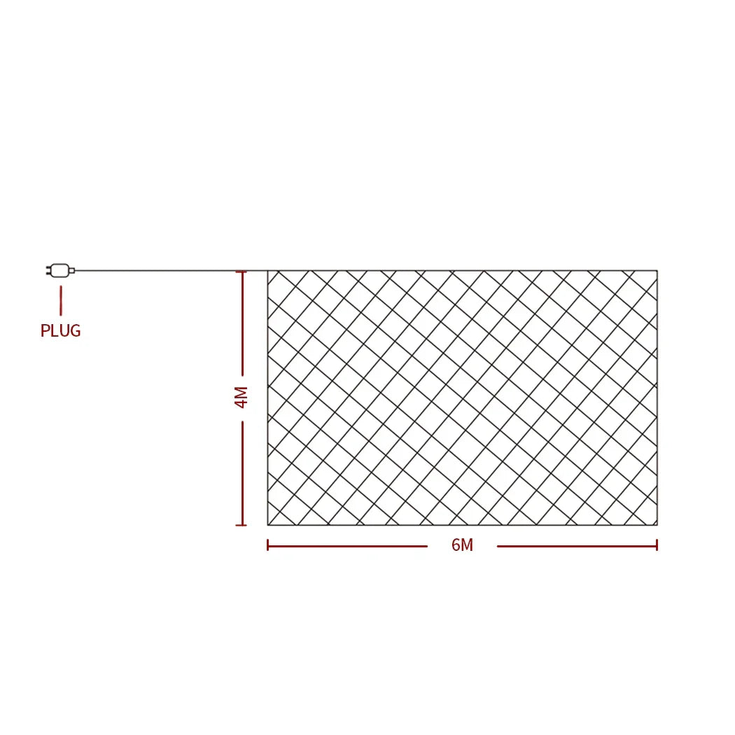 EMITTO 880LED Christmas Net Lights Mesh-2018816801093324802