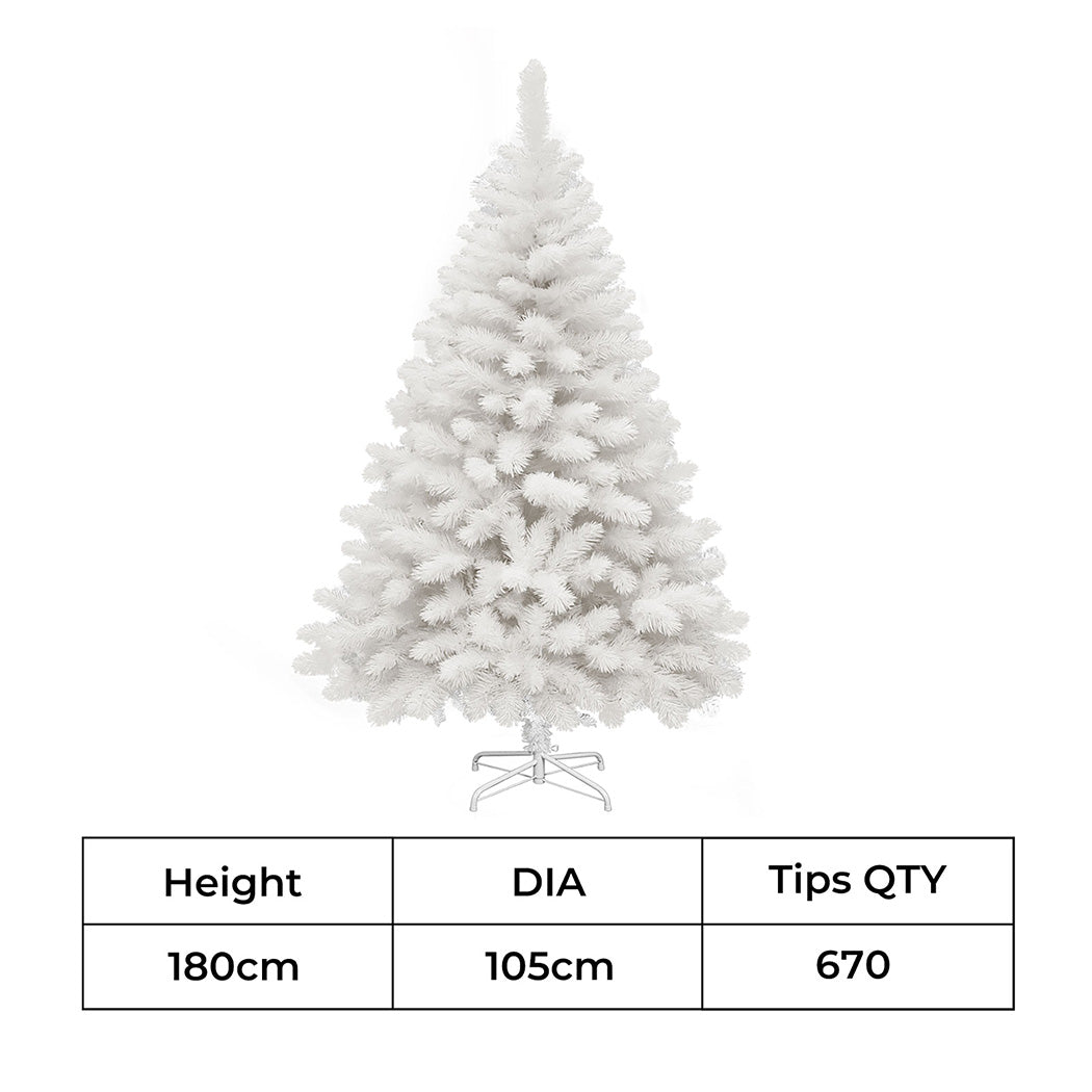 Santaco 1.8M 670 Tips White Christmas Tree-1950770005264175106