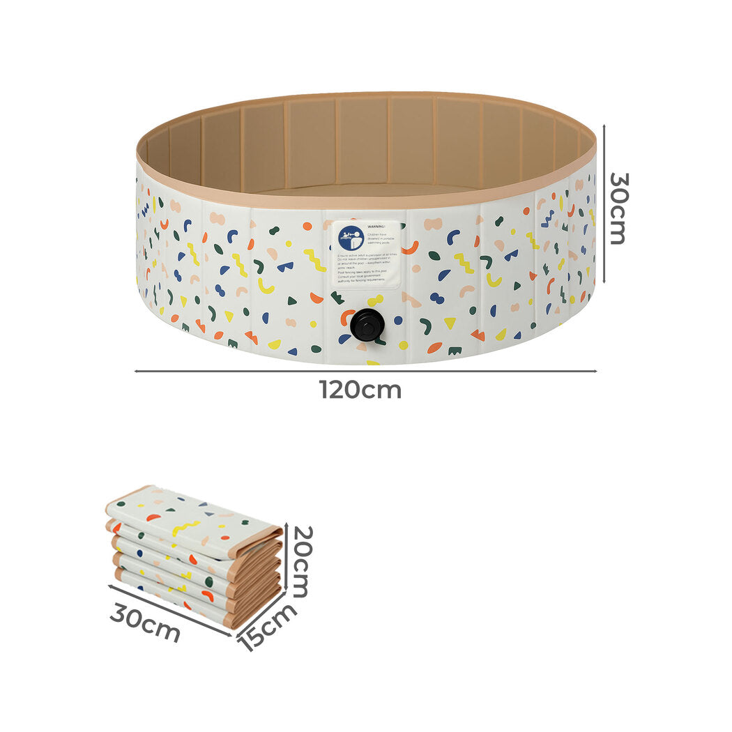 Pawz Dog Swimming Pool Foldable Pet Bath Portable 120cm-2065254666500968450