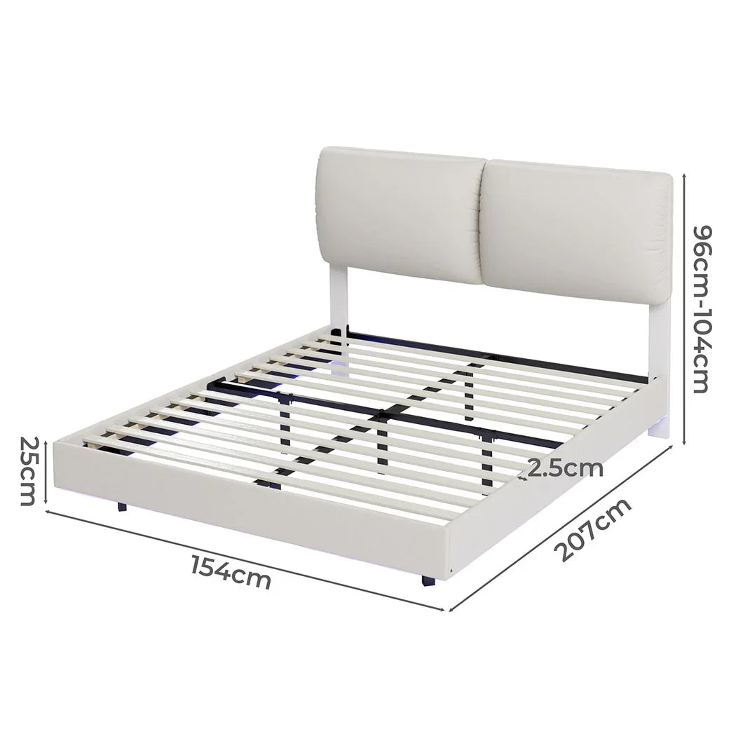 Levede Queen Floating Bed Frame-2029387198083764226