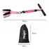 Centra Resistance Bands Set Foot Pedal 3 Tube Adjustable for Home Workout Pink-2100035025125904386