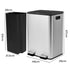 Toque 60L Pedal Bin Kitchen Waste Can Recycling Dustbin-2065254654480093186