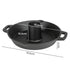 Toque Cast Iron Roaster Stand Non-stick Beer Can Chicken Holder Kitchen Outdoor-2050056855853600770