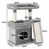 Pawz Cat Tree Tower Large Perch Condo Sisal Scratcher for Indoor Felines Grey-2100034993777676290