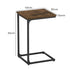 Levede C-shaped End Table Side Sofa Coffee Wood Overbed Laptop Table Industrial