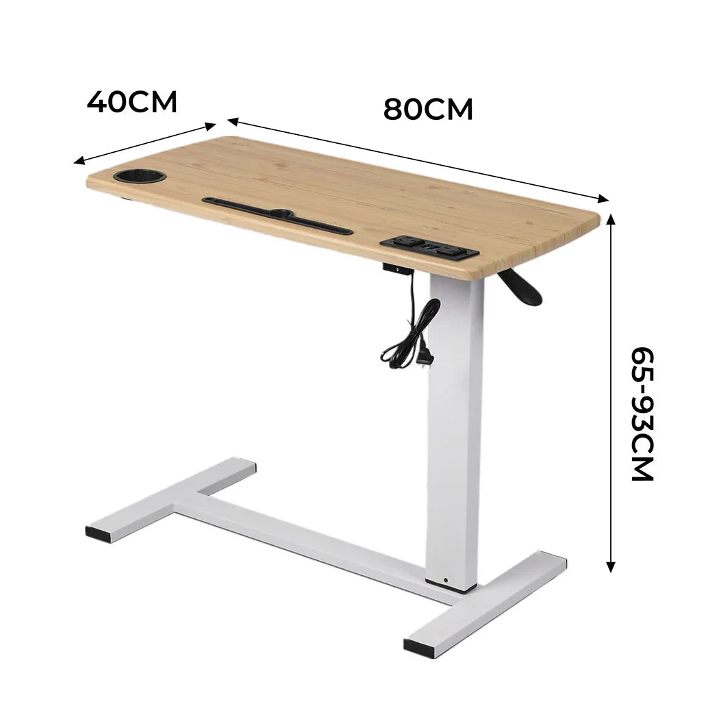 Levede Standing Desk Height Adjustable Oak-2006733138390290434