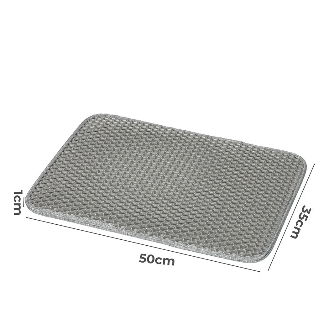 Pawz Cat Litter Mat Large Litter Box Pet Trapping Sifting Mats Waterproof Tray-2006732767257300994