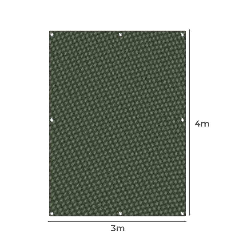 Polyester Canvas Tarp Tarpaulin Sun 4x3 Meter-2006732939739664386