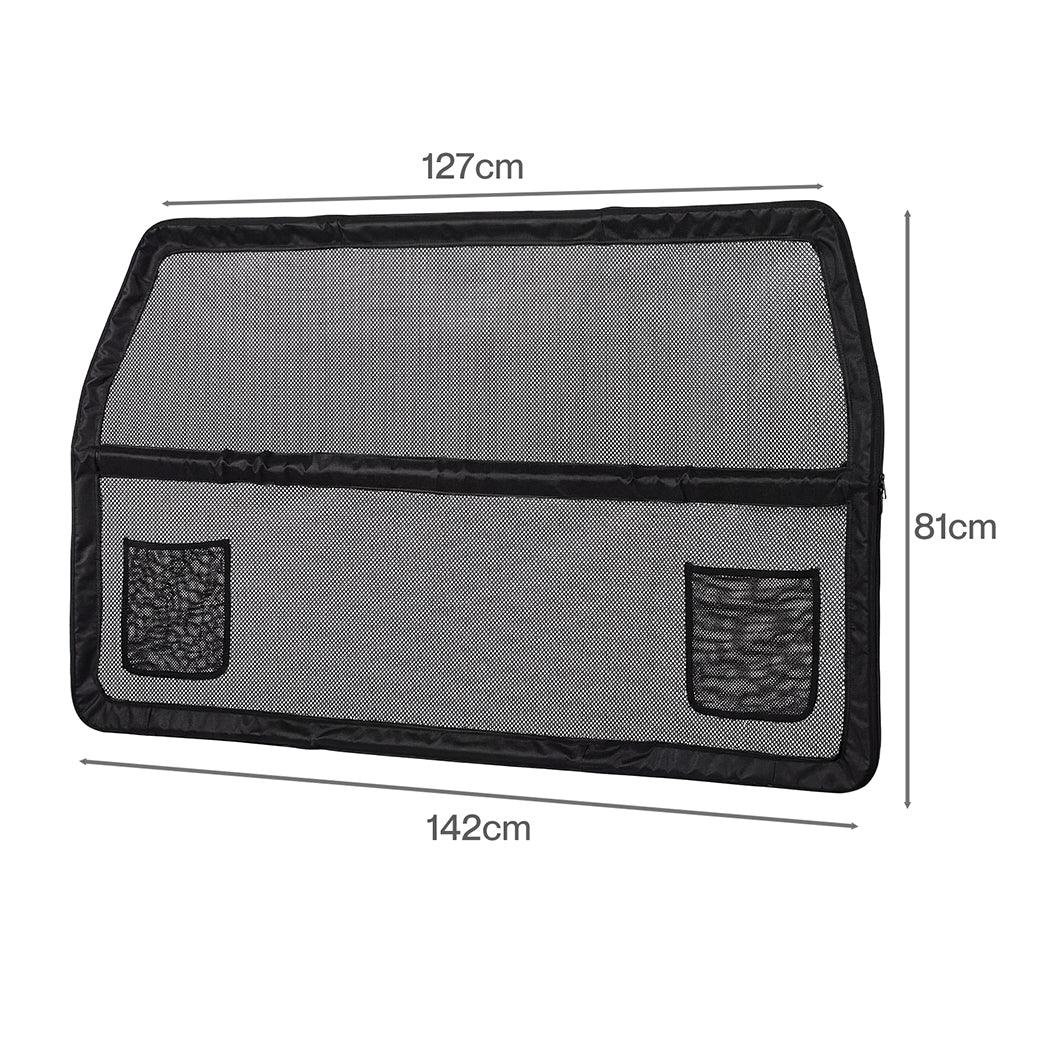 Pawz Dog Car Barrier Guard Back Seat Safety Protector Mesh Net Pet Large Divider-2050056784604958722