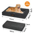 Pawz XXL Size Orthopedic Dog Bed with Corduroy Removable Cover Waterproof Washable Grey-2006732715193405442