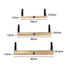 Levede Floating Wall Shelves 4Pcs Rustic Wood Storage Display Rack Bookshelf-2061251867823968258