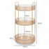 Ilus 360� Roating Makeup Organiser Vanity Countertop Shelf Cosmetic Holder Gold-2050056779160752130